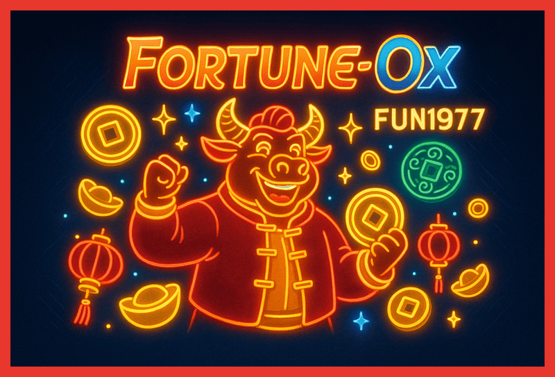 Fortune Ox no FUN1977 - Aposte Agora e Reivindique Seus Ganhos