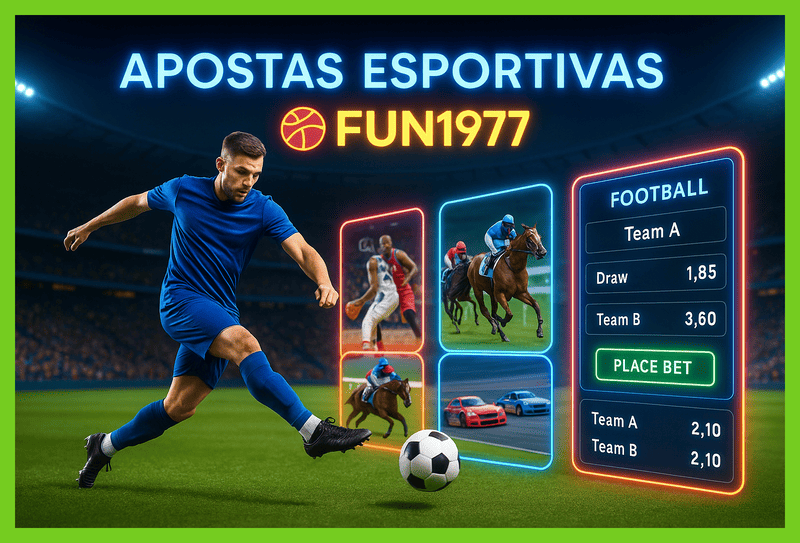Apostas esportivas no cassino online FUN1977